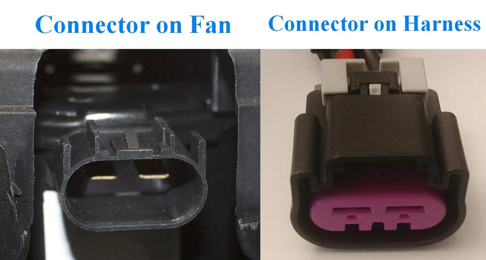 Arnés de ventilador de refrigeración doble coleta 05-12 cableado para Chevy Silverado Sierra GM Foto 2 de 2