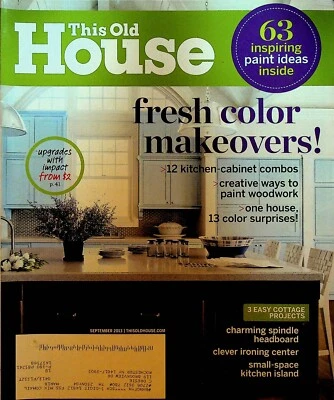 This Old House Magazine September 2013 Kitchen Island Spindle Headboard - Image 1 of 3