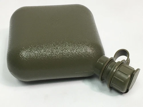 NEW US Military 2 Quart Canteen 2 Qt Collapsible M-1 NBC Chem Cap BPA Free OD