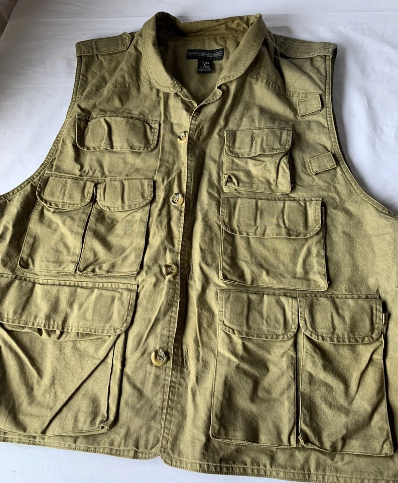 Hunting Fishing Outdoor Vest - The J Peterman Company Size L - Image 2 of 4