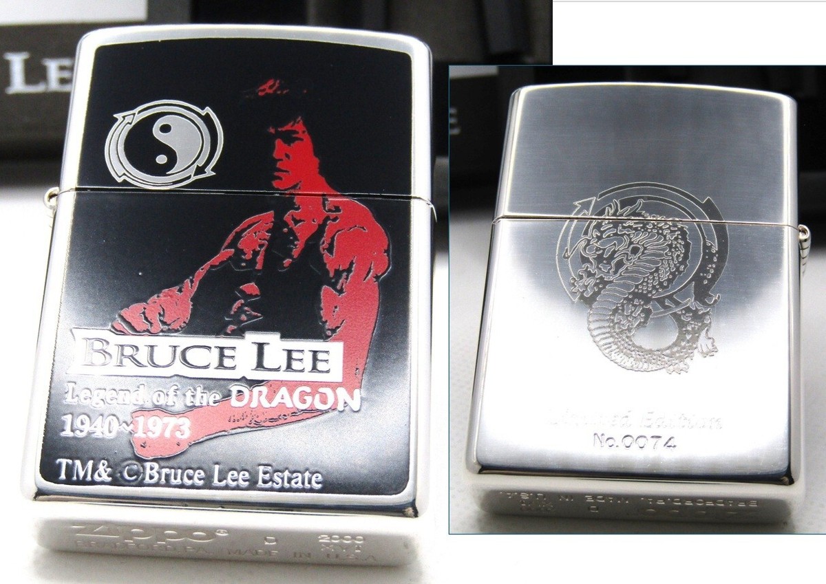 Bruce Lee Legend of the Dragon 1940-1973 Limited Zippo Oil Lighter