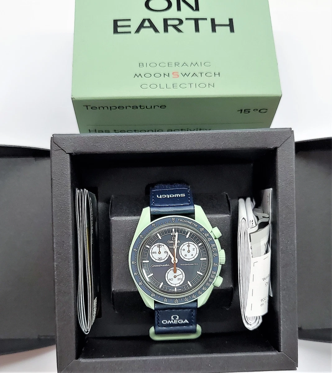 SWATCH X Omega SPECIAL 2022 - SO33G100 - Mission on Earth - New | eBay