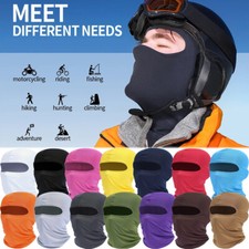 1/2 Pack Balaclava Ski Mask Full Face Mask Tactical Sun Hood UV Protection Hats