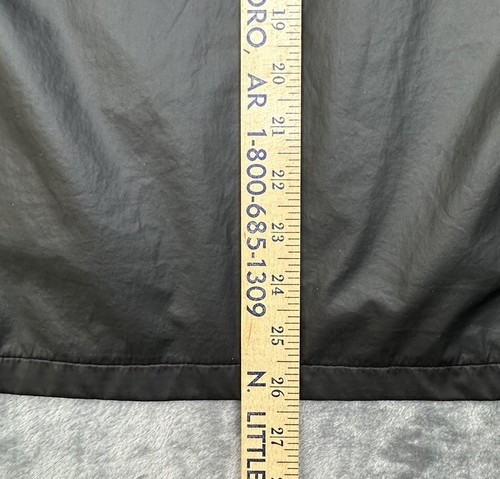 Girlie Girl Rain Jacket Girls Large Black Hooded Pockets Zip Reflective Tape - Picture 10 of 12