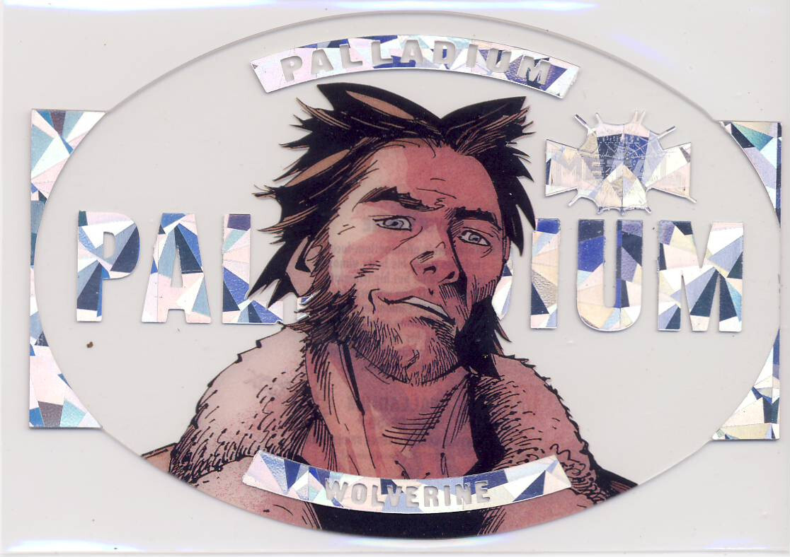 2022 Marvel Spider-man Spiderman Metal Universe Palladium 49 Wolverine