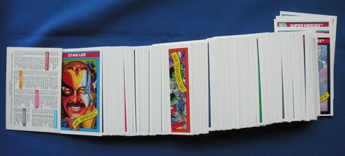 1990 Marvel Universe trading cards complete set 162 cards + 5 Holograms - Picture 2 of 6