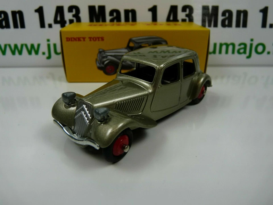 DT233 Voiture 1/43 réédition DINKY TOYS DeAgostini : CITROEN Traction 11 BL 24N - Photo 2/3