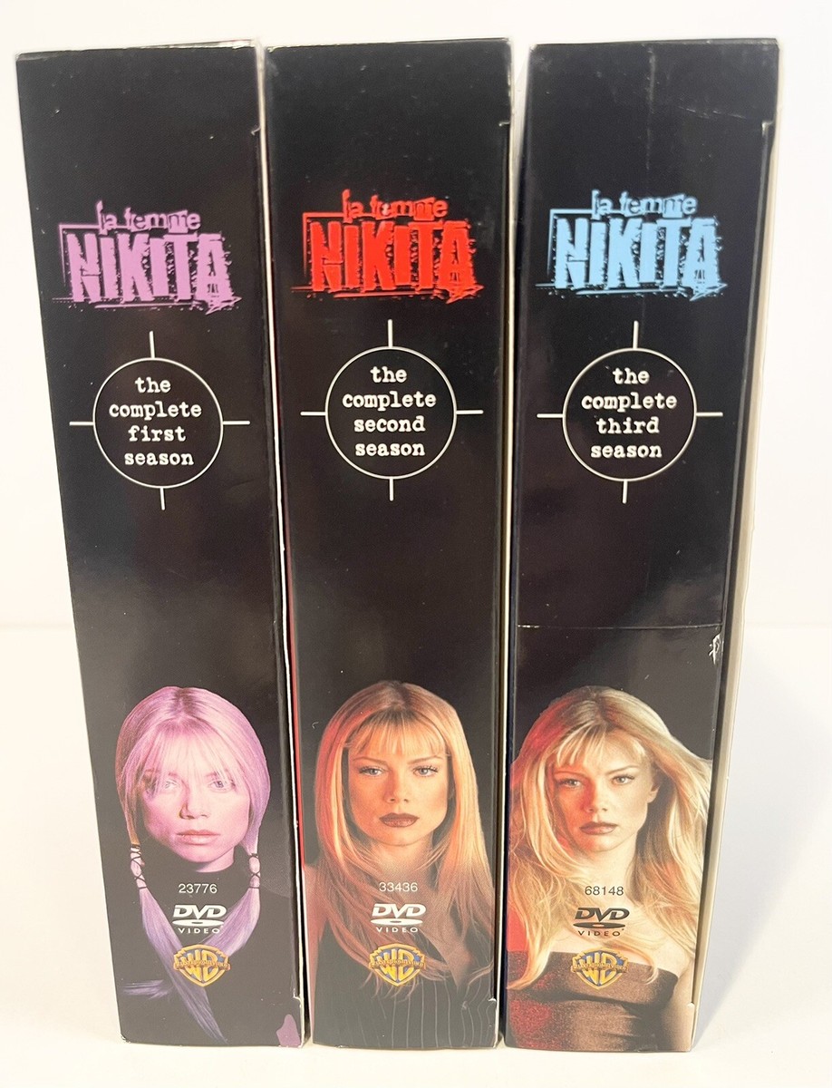 La Femme Nikita Series Seasons 1- 3 (1 2 3 ) Lot VG Opened