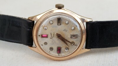 VINTAGE FELCA GOLD PLATED MECHANICAL 29MM MENS VINTAGE WATCH | eBay