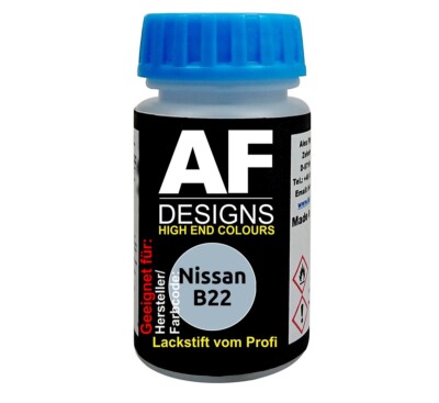 Lackstift für Nissan B22 Ice Blue Metallic schnelltrocknend Tupflack Autolack