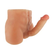 Sexflesh Double Up Dennis Realistic 3D Ass Combo Dildo and Masturbator Sex Toy