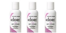 BL Adore Semi-Permanent Haircolor 193 Soft Lavender 4 oz - THREE PACK