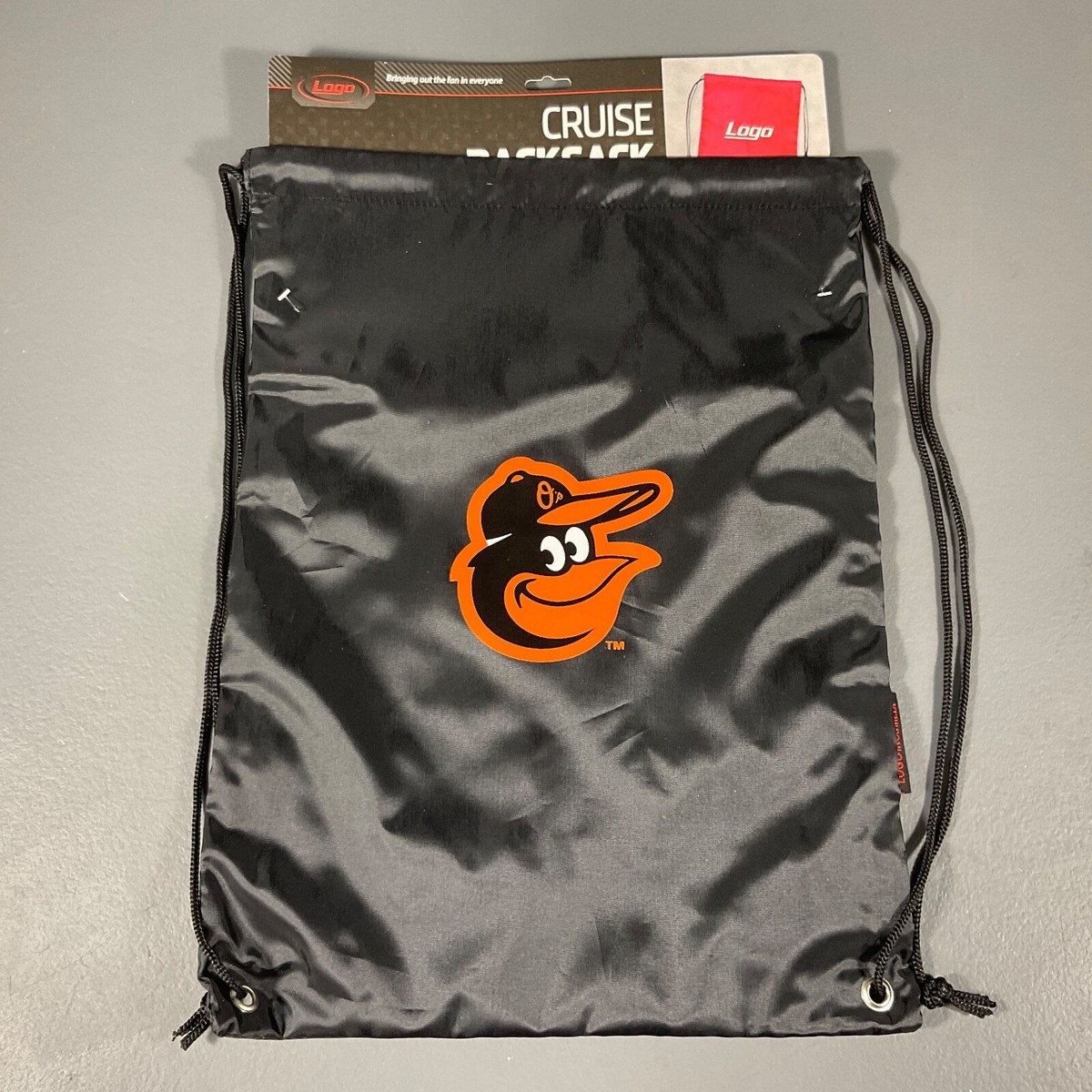 Baltimore Orioles Cruise Drawstring Backpack Sackpack Bag 