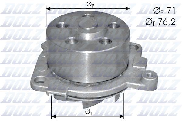 Pompe à eau de rechange contre les fuites sur Alfa Romeo 147 T.SPARK