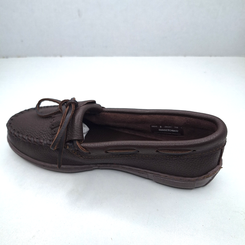 Minnetonka Damen Elchleder klassische Halbschuhe Größe 9 schokoladenfarben - Bild 10 von 12