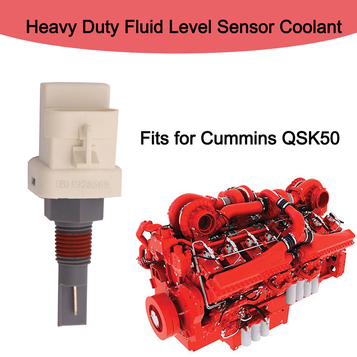 Heavy Duty Fluid Level Sensor Coolant 2872769 4928568 Fits Heavy Duty Fluid Level Sensor Coolant 2872769 4928568 Fits
