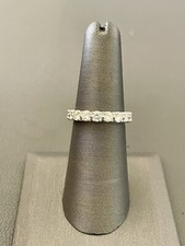 Platinum 2.00CTW Diamond Eternity Band. Size 6 BU18 