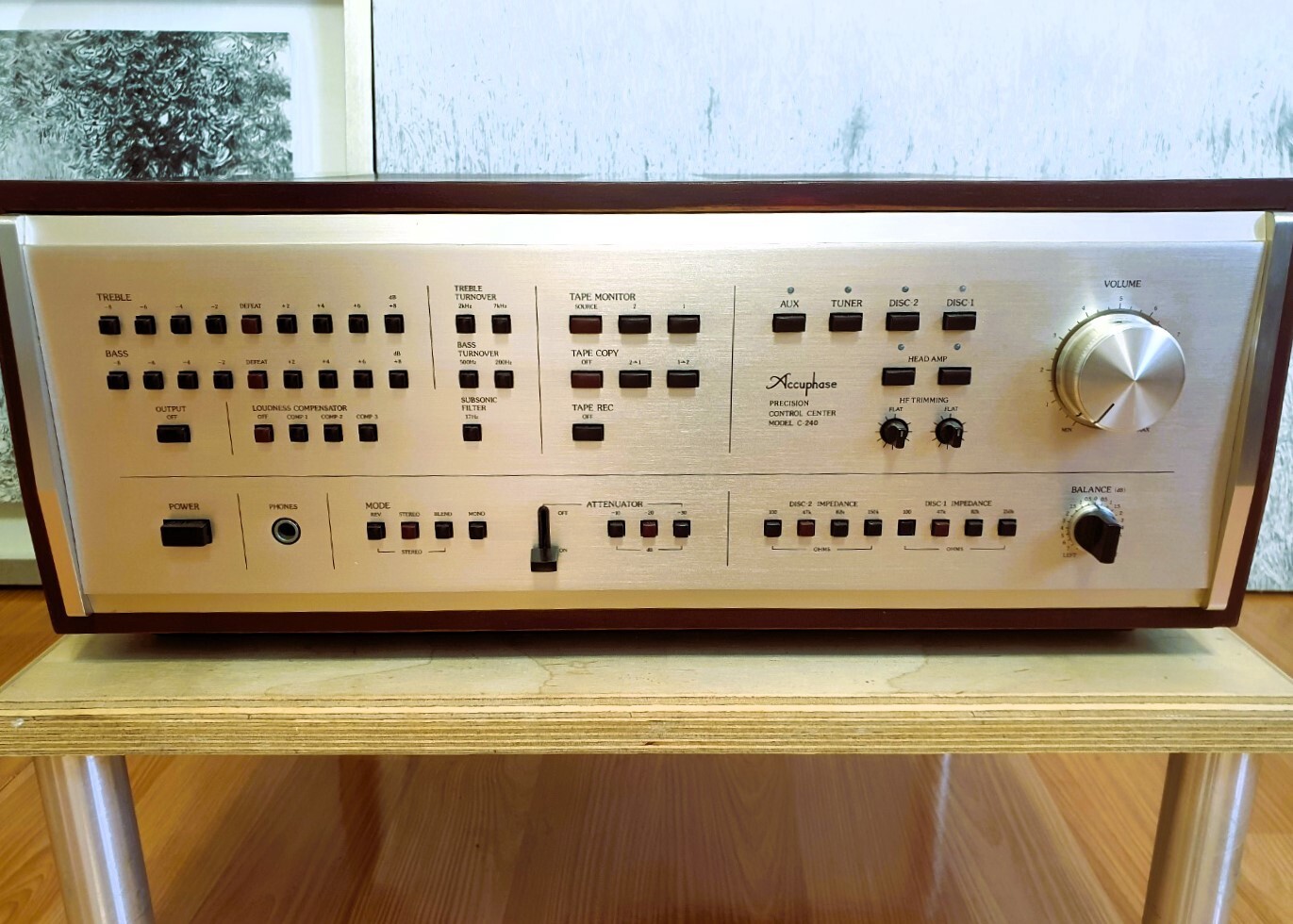 Accuphase C240 preamplifier, the BEST Preamp for Vinyl Enthusiasts