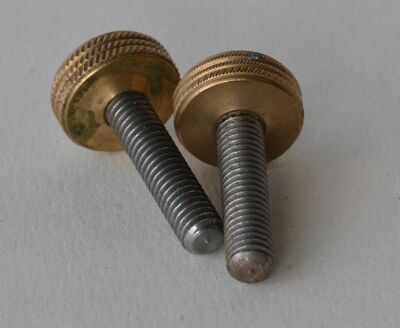 Hebelschraube Norris Typ Hobel Tension Messing Stahl 45mm lang 5/16'' Whitworth