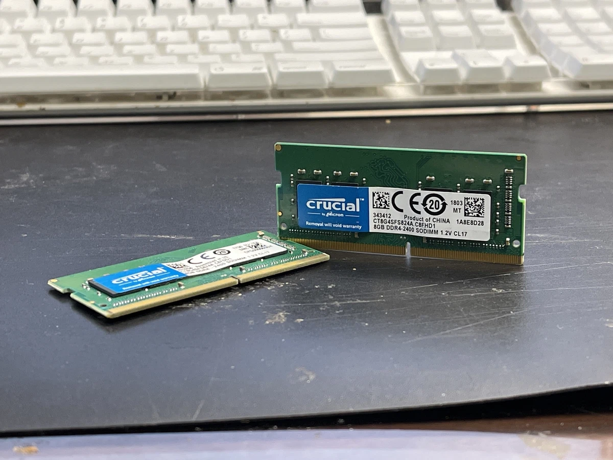 Crucial RAM 16GB Kit 2x8GB DDR4 2400 MHz CL17 Laptop Memory CT2K8G4SFS824A