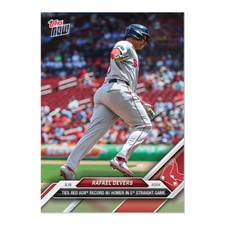 2024 Topps Now 210 Rafael Devers Boston Red Sox 5 juegos directos HR PR 575