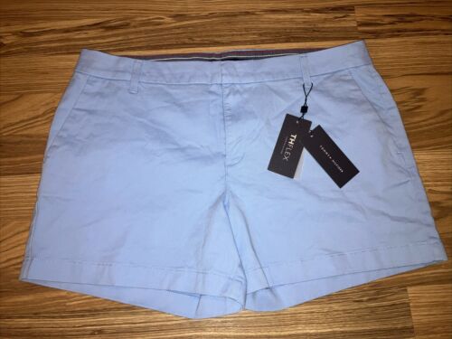 Tommy Hilfiger NEW Women's sz 14 Hollywood Classic Shorts Light Blue 5" inseam