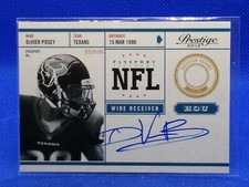 2012 Playoff Prestige NFL Passport Signatures DeVier Posey #17 Rookie Auto RC