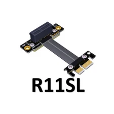90 Degree PCIe 3.0 x1 Extension Cable R11SL 8G/bps PCI Express 1x Riser Card