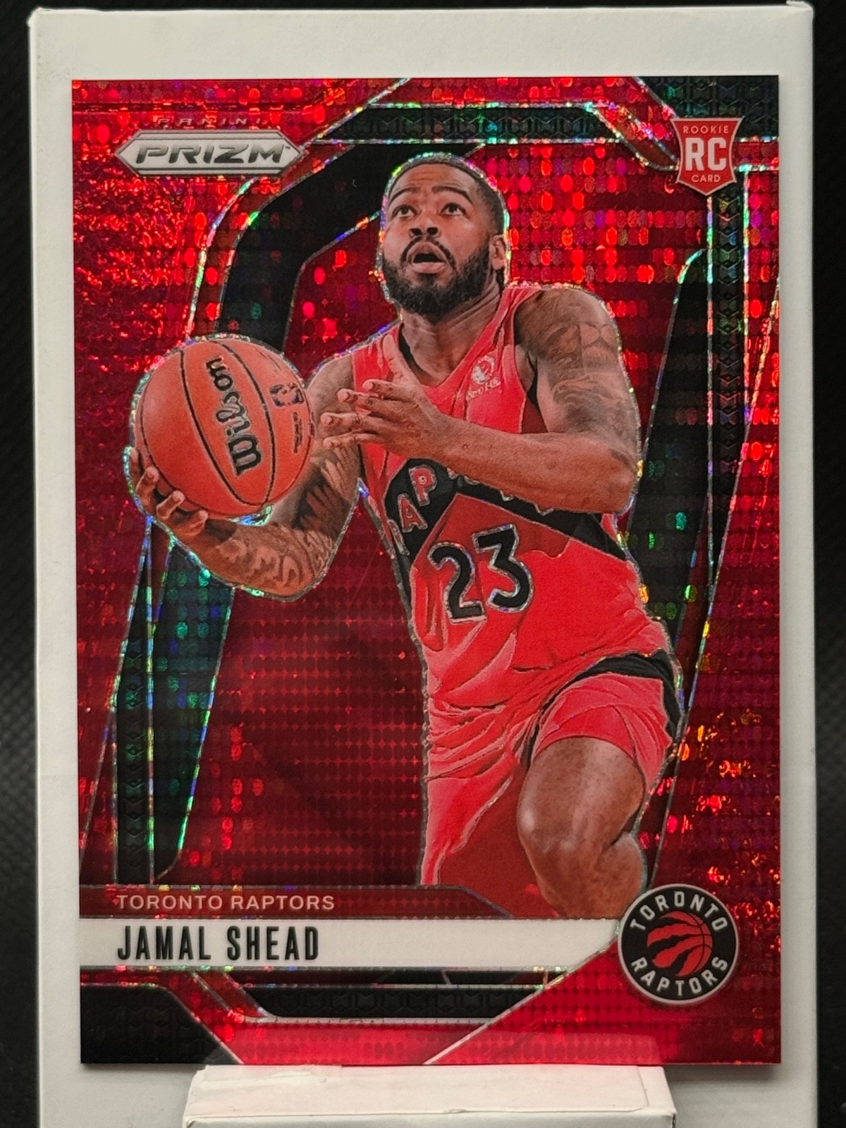 2024-25 Panini Prizm Basketball - Jamal Shead #241 Red Pulsar Prizm /75 (RC)