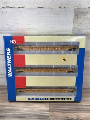 walthers ho scale NSC 53' WELL CAR 3 PACK 932-3942