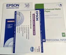 Epson Photo Paper Lot Of 3 New Sealed Boxes (READ)