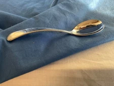 Vintage Curved Baby Spoon Silver Plated Sheffield England