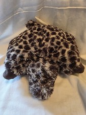 Pillow Pets Pee-Wees Small Brown Beige Leopard Stuffed Animal Plush Toy