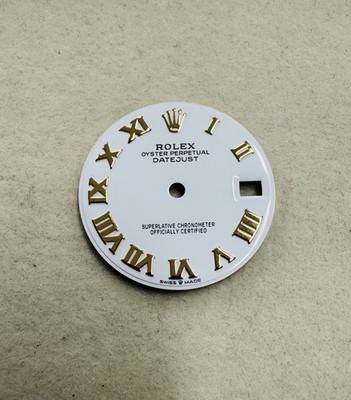 100% Genuine Rolex 31mm Datejust White Dial With Rose Gold Roman Markers 178271