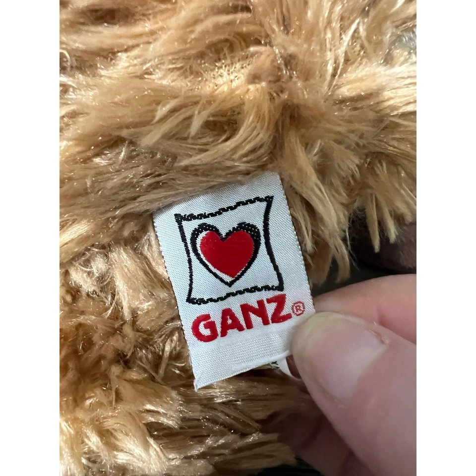 Ganz Peluche Caballo Peluche Marrón Blanco Cola de Melena Juguete Poni Foto 4 de 4