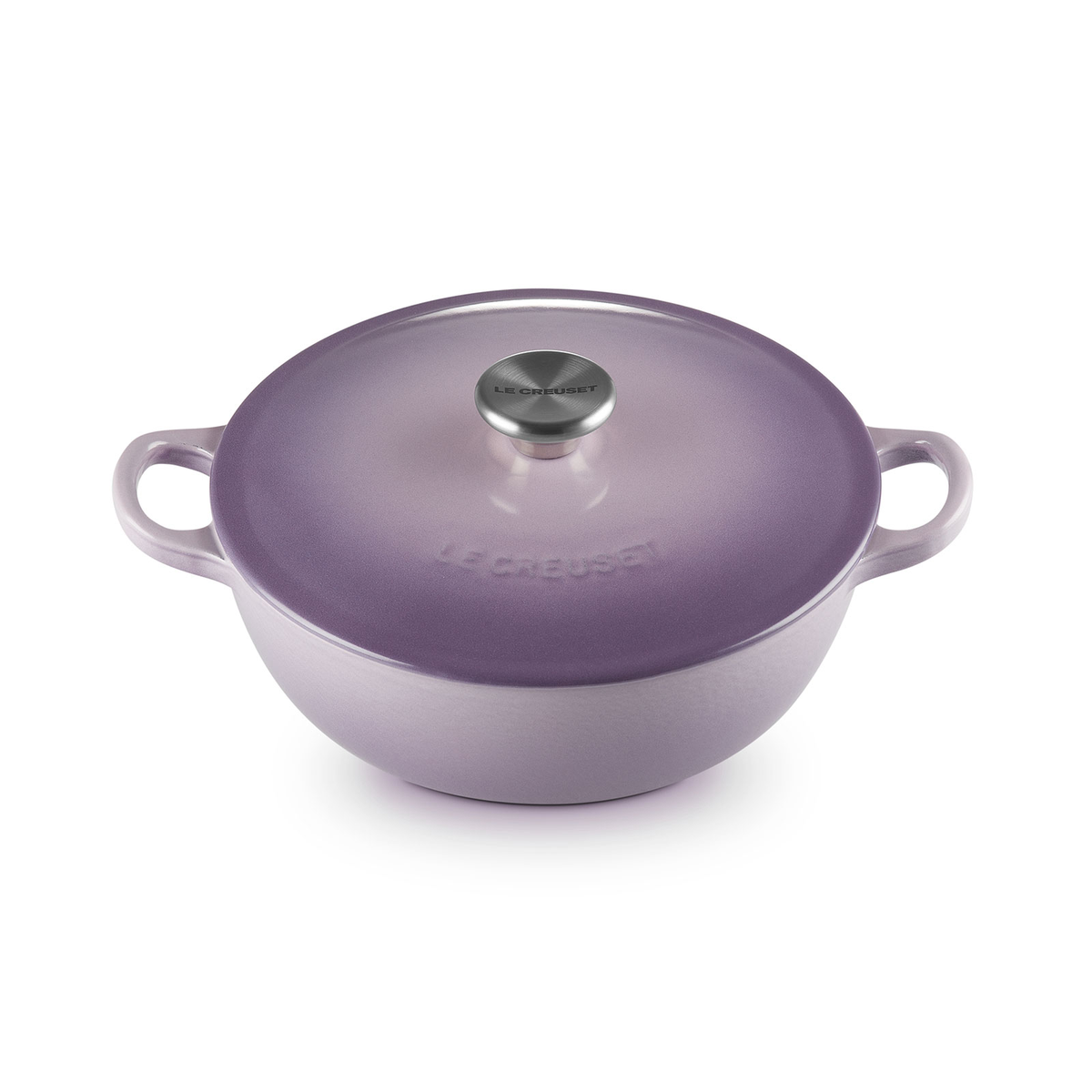 Le Creuset Marmite 22cm 2.7qt Bluebell Purple Cast Iron Dutch Oven