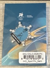 Milano Cortina Olympic Pin On Location Semi Final Game Pin Men's Ice Hockey 2026
