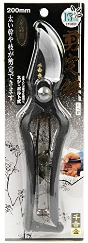 Senkichi gold this forging pruning shears 200mm Scissors raw wood cutting