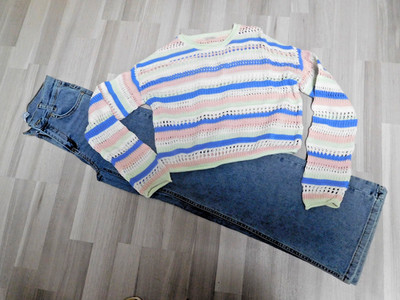 Jeans Blueeffect 152 mit Tom Tailor Frühlingspulli 