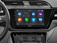 Autoradio Navigation Dab+ Apple Carplay Wireless FüR VW Touran 2 5T 10 Zoll USB