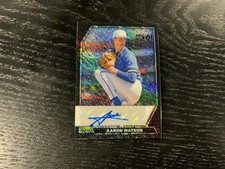 2025 Leaf Metal AARON WATSON BLACK SHIMMER BASE AUTO 2/2