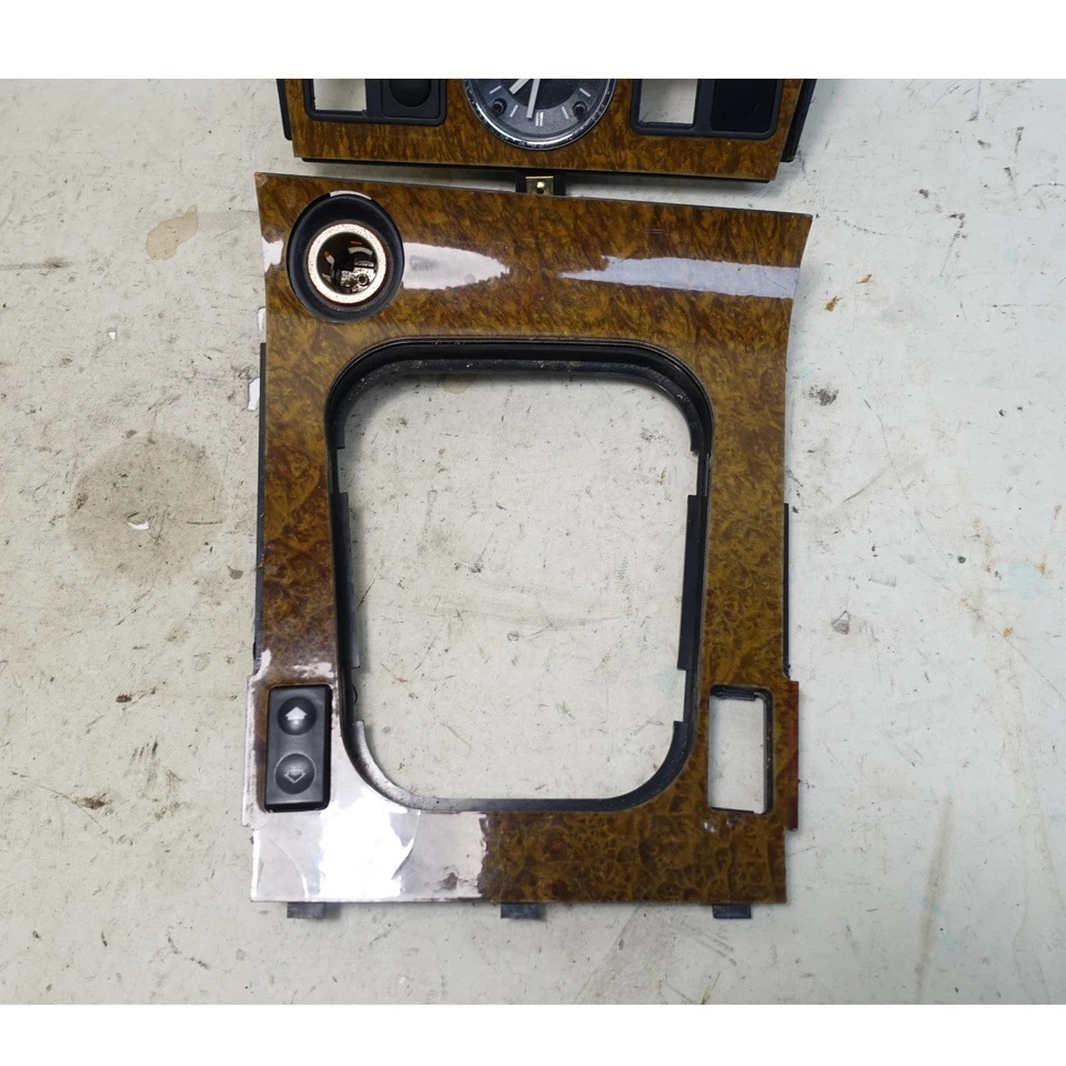 Поврежденная заводская консоль 1999-2002 BMW Z3 деревянная отделка фонарь клен хром изготовитель оборудования - Изображение 3 из 4