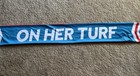NEW ON HER TURF Womens Scarf ~ Sports Soccer Swim ~ Olympics — photo 1