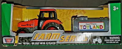 #ad Fleet Farm Toyland Motor Max Series Die Cast Metal Plastic Tractor Tank 76702 $9.74