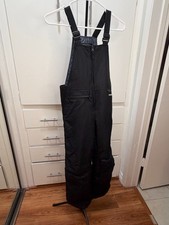Arctix Men  s Medium Black Insulated Skiing Overalls Snow Bib ThermaTech Size M