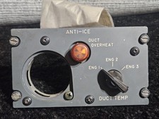 Boeing 727 Anti-Ice Cockpit Control Switch Panel 69-17525-1 