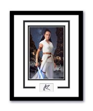 Star Wars Rey Daisy Ridley Autographed Signed 11x14 Framed Photo ACOA