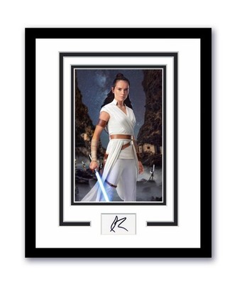 Star Wars Rey Daisy Ridley Autographed Signed 11x14 Framed Photo ACOA