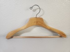 Vintage Setwell 18 Inch Wooden Hanger Suit Coat  Pants Tailored