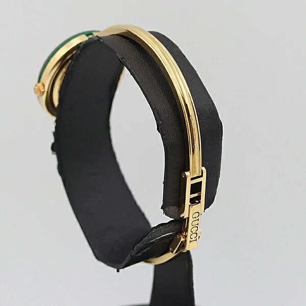 Dead Gucci Change Bezel 1100 L Bangle Watch White QZ Women s Watch NSY14674ABC